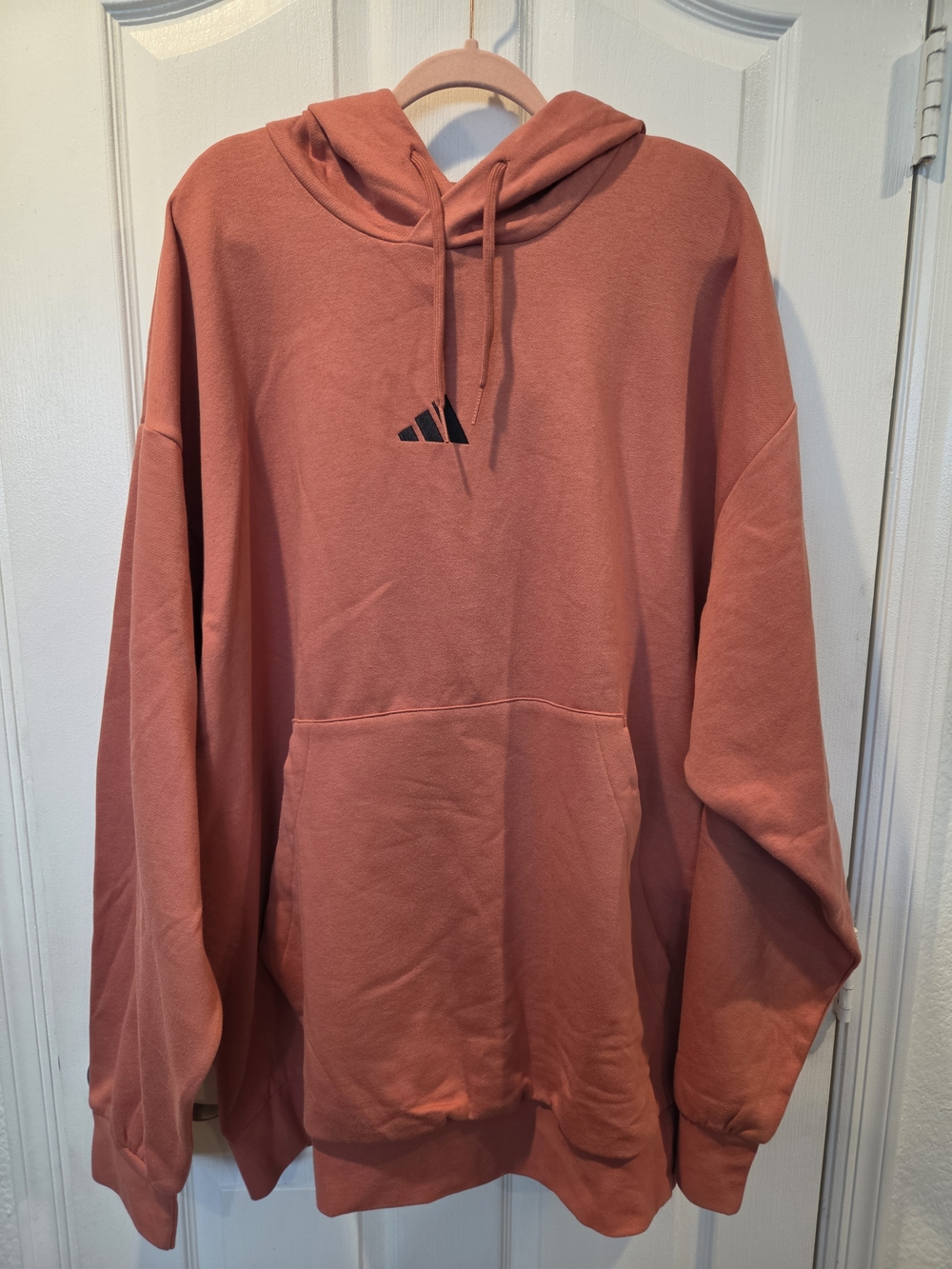 Adidas Men's Coral Hoodie - Classic Logo Pullover